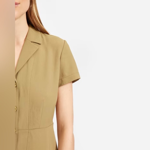 Everlane The Japanese GoWeave Notch Shirtdress 00 - Picture 6 of 7